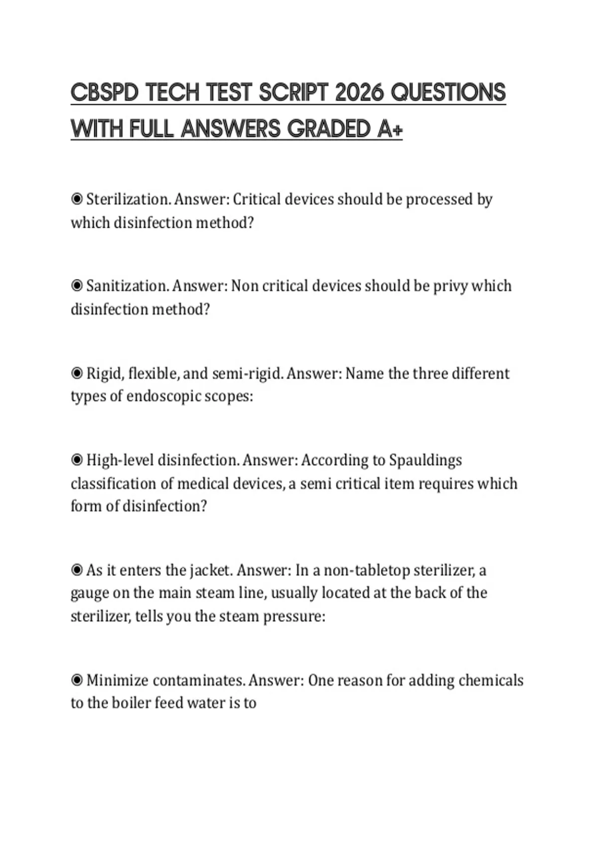 CBSPD TECH TEST SCRIPT 2026 QUESTIONS WITH FULL ANSWERS GRADED A+ ...