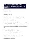 CDM Exam 2 QUESTIONS WITH COMPLETE SOLUTIONS GRADED A&plus; UPDATED