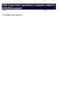 CDM Cases Part I questions n answers rated A&plus; 2025-2026 passed