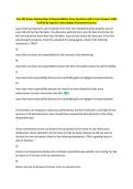 Post 301-Broker Relationships & Responsibilities Exam Questions with Correct Answers 100&percnt;  Verified By Experts