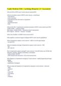 Family Medicine EOR - Cardiology Blueprint &vert;&vert; A&plus; Guaranteed&period;