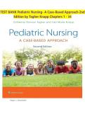 Pediatric Nursing Course &ndash; Pediatric Nursing&colon; A Case-Based Approach&comma; 2nd Edition by Tagher Knapp ISBN no 9781975209087 &vert; Complete Test Bank Chapters 1&ndash;34