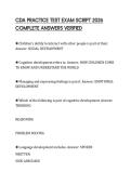 CDA PRACTICE TEST EXAM SCRIPT 2026 COMPLETE ANSWERS VERIFIED