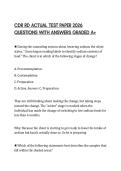 CDR RD ACTUAL TEST PAPER 2026 QUESTIONS WITH ANSWERS GRADED A&plus;