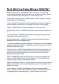 NUR 256 Final Exam Review 2026&sol;2027 