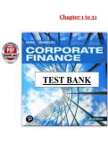 Corporate Finance 6th Edition &lpar;2026&rpar; &ndash; Berk &ndash; Test Bank PDF