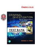Criminal Investigation&colon; The Art and the Science 9th Edition &lpar;2026&rpar; &ndash; Lyman &ndash; Test Bank PDF