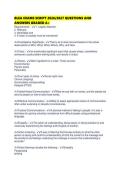 BLEA EXAMS SCRIPT 2026&sol;2027 QUESTIONS AND ANSWERS GRADED A&plus;