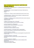 BLEA STANDARD EXAM 2026&sol;2027 QUESTIONS AND ANSWERS GRADED A&plus;