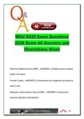D220 Nursing Informatics &vert; 100&plus; Verified Exam Questions with Illustrations &vert; EMR&comma; CDS&comma; HIPAA&comma; EHR Systems &vert; Western Governors University