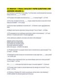 CA BRANCH 3 FINALS 2026&sol;2027 PAPER QUESTIONS AND ANSWERS GRADED A&plus;
