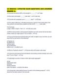 CA BRANCH 3 UPDATED EXAM QUESTIONS AND ANSWERS GRADED A&plus;