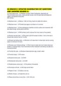 CA BRANCH 3 UPDATED EXAMINATION SET QUESTIONS AND ANSWERS GRADED A&plus;