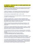 CA BRANCH 3 UPDATED END OF COURSE QUESTIONS AND ANSWERS GRADED A&plus;
