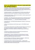 PSYCH 100 COMPREHENSIVE 2026&sol;2027 EXAM QUESTIONS AND ANSWERS GRADED A&plus;