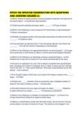 PSYCH 100 UPDATED EXAMINATION SETS QUESTIONS AND ANSWERS GRADED A&plus;