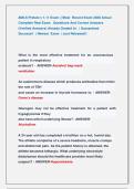 AMLS Pretest v 1&period;11 Exam &vert;&vert; Most  Recent Exam 2026 Actual  Complete Real Exam   Questions And Correct Answers   &lpar;Verified Answers&rpar; Already Graded A&plus;  &vert; Guaranteed                   Success&excl;&excl;  &vert; Newest  Exam  &vert; Just Released&excl;&excl;