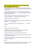 BIOD 101 EXAM EVALUATION 2026&sol;2027 QUESTIONS AND ANSWERS GUARANTEE A&plus;