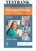 Test Bank For Professional Nursing Concepts & Challenges 9th Edition By Beth Black 9780323551137 Chapter 1-16 Complete Guide&period;pdf