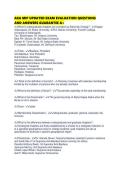AKA MIP UPDATED EXAM EVALUATION QUESTIONS AND ANSWERS GUARANTEE A&plus;