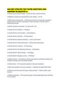 AKA MIP UPDATED TEST PAPER QUESTIONS AND ANSWERS GUARANTEE A&plus;