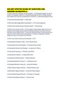 AKA MIP UPDATED EXAMS SET QUESTIONS AND ANSWERS GUARANTEE A&plus;