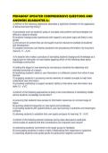PEDAGOGY UPDATED COMPREHENSIVE QUESTIONS AND ANSWERS GUARANTEE A&plus;