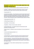 PEDAGOGY UPDATED PRACTICE EXAMS QUESTIONS AND ANSWERS GUARANTEE A&plus;