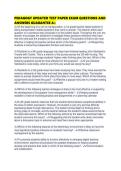 PEDAGOGY UPDATED TEST PAPER EXAM QUESTIONS AND ANSWERS GUARANTEE A&plus;