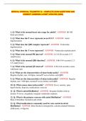 MEDICAL SURGICAL TELEMETRY B &ndash; COMPLETE EXAM QUESTIONS AND CORRECT ANSWERS LATEST UPDATED &lpar;2026&rpar;