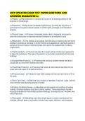 CEFP UPDATED EXAM TEST PAPER QUESTIONS AND ANSWERS GUARANTEE A&plus;