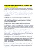 CEFP UPDATED END OF COURSE EXAM QUESTIONS AND ANSWERS GUARANTEE A&plus;