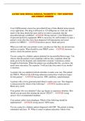 &lpar;LATEST 2026&rpar; MEDICAL SURGICAL TELEMETRY B &ndash; TEST QUESTIONS AND CORRECT ANSWERS