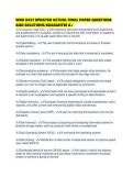 WGU D431 UPDATED ACTUAL FINAL PAPER QUESTIONS AND SOLUTIONS GUARANTEE A&plus;