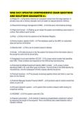 WGU D431 UPDATED COMPREHENSIVE EXAM QUESTIONS AND SOLUTIONS GUARANTEE A&plus;