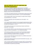 NUCLEAR MEDICINE UPDATED QUESTIONS AND SOLUTIONS GUARANTEE A&plus;