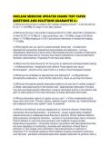 NUCLEAR MEDICINE UPDATED EXAMS TEST PAPER QUESTIONS AND SOLUTIONS GUARANTEE A&plus;