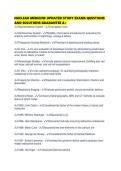 NUCLEAR MEDICINE UPDATED STUDY EXAMS QUESTIONS AND SOLUTIONS GUARANTEE A&plus;
