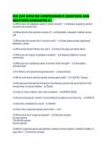 KIN 2501 UPDATED COMPREHENSIVE QUESTIONS AND SOLUTIONS GUARANTEE A&plus;