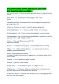 KIN 2501 UPDATED EXAMS TEST PAPER QUESTIONS AND SOLUTIONS GUARANTEE A&plus;