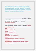 NC BLET Anti-Terrorism Exam &vert;&vert; Most  Recent Exam 2026 2027 Actual Complete  Real Exam   Questions  And Correct  Answers  &lpar;Verified Answers&rpar; Already Graded A&plus;  Guaranteed  Success&excl;&excl; &vert; Newest  Exam  &vert; Just  Released&excl;&excl;