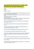 NRA INSTRUCTORS UPDATED END OF COURSE EXAM QUESTIONS AND SOLUTIONS GUARANTEE