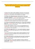 TEXAS MOLD REMEDIATION REGULATIONS AND IICRC S520 STANDARDS COMPLETE EXAM QUESTIONS AND 100&percnt; VERIFIED ANSWERS &lpar;PASS GUARANTEE&rpar;
