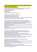 ACTG 313 UPDATED EXAM TEST PAPER QUESTIONS AND SOLUTIONS GUARANTEE 