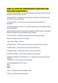 ORGB 364 UPDATED COMPREHENSIVE QUESTIONS AND SOLUTIONS GUARANTEE