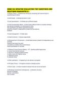 ORGB 364 UPDATED EVALUATION TEST QUESTIONS AND SOLUTIONS GUARANTEE