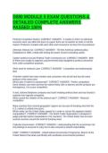 D080 MODULE 5 EXAM QUESTIONS & DETAILED COMPLETE ANSWERS PASSED 100&percnt;