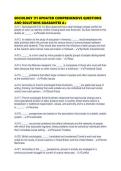SOCIOLOGY 111 UPDATED COMPREHENSIVE QUESTIONS AND SOLUTIONS GUARANTEE