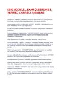 D080 MODULE 1 EXAM QUESTIONS & VERIFIED CORRECT ANSWERS