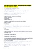 OEC LATEST UPDATED END OF COURSE QUESTIONS AND SOLUTIONS GUARANTEE 